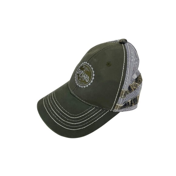 Outdoor Cap Platinum Series Mesh Back Adjustable Green Camo Shipyard Trucker Hat - Picture 7 of 9